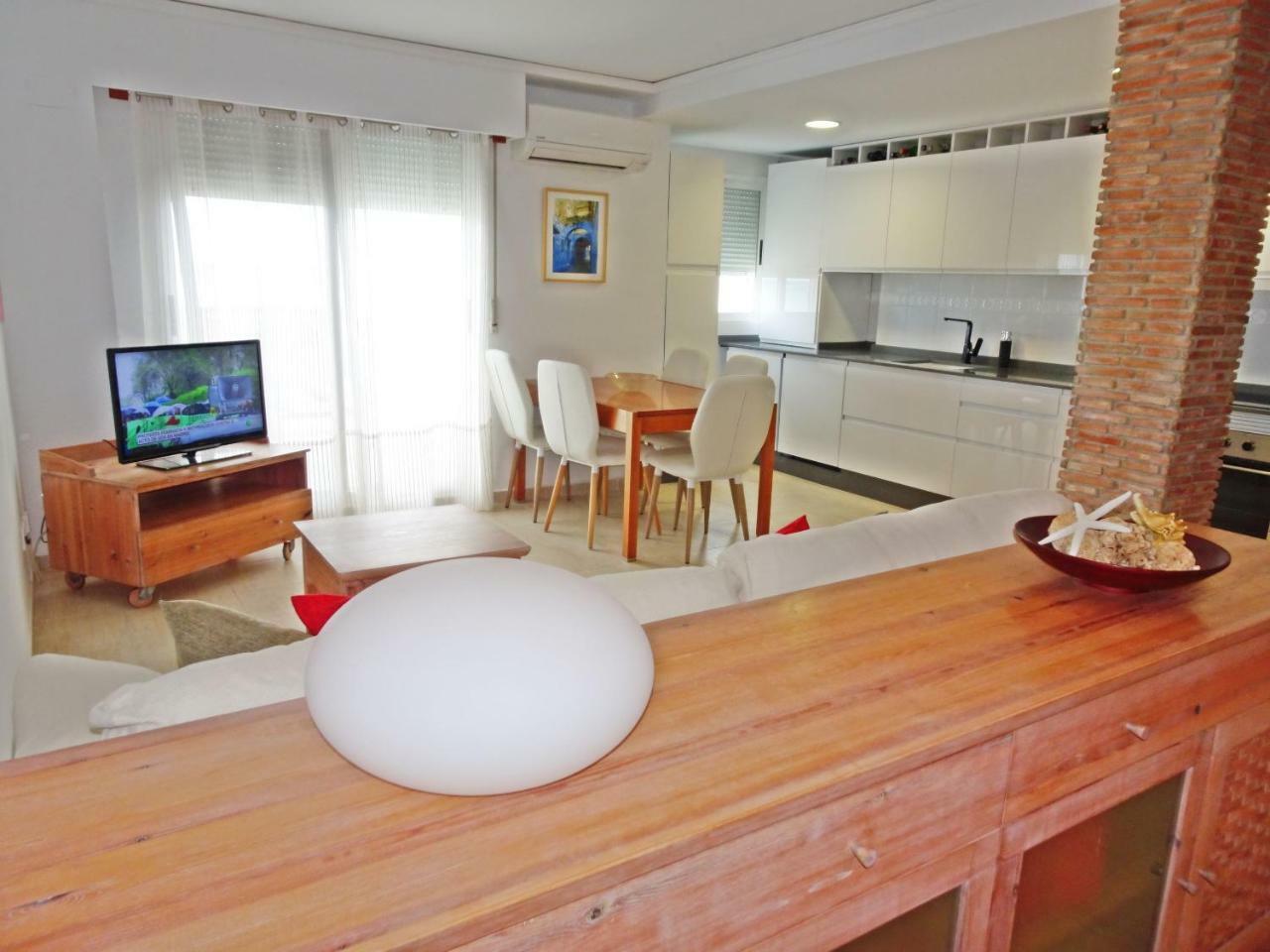 Neptuno Apartamento - Frente A La Playa Daimús Exterior foto